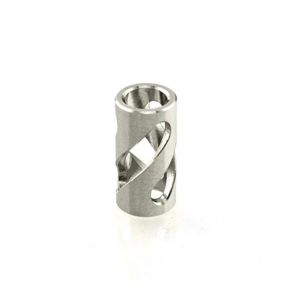 Candy Twist Bead Stainless Steel