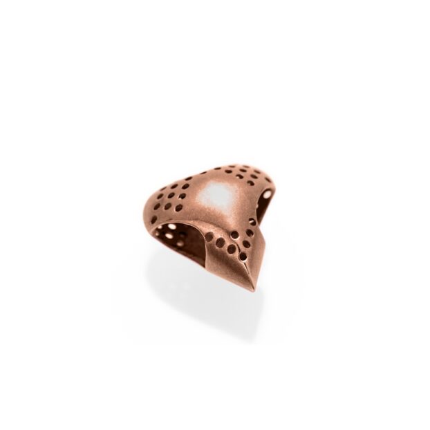 Gentle Heart Bead Rose Gold