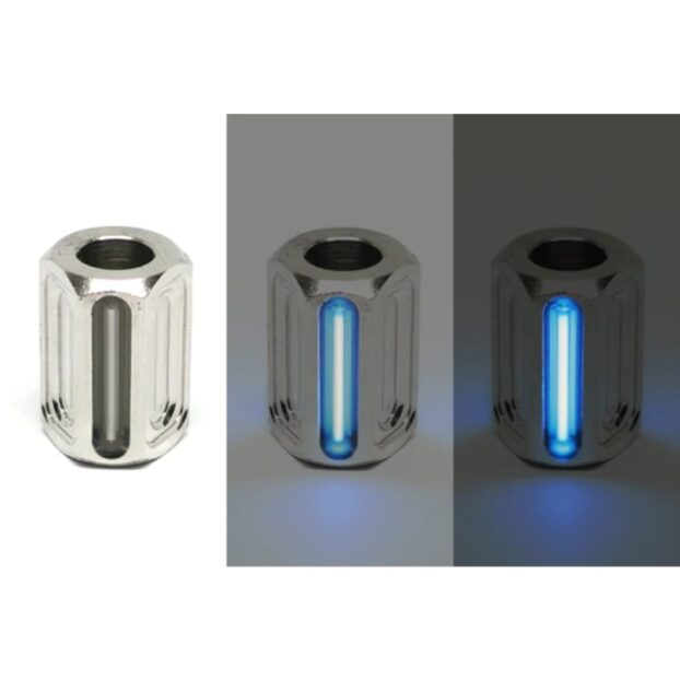 Glow Bead Blue Stainless