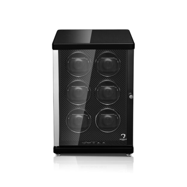 Ambiente Six Tower Watch Winder Carbon Front