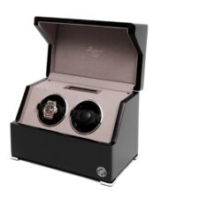 Rapport Perpetua III Duo Black Watch Winder Front Open Angle1