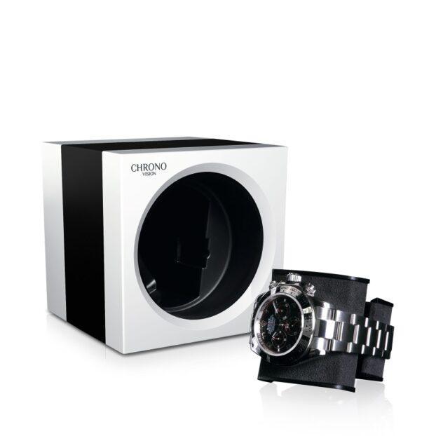 ChronoVision One White Silk Black Alu Lifestyle