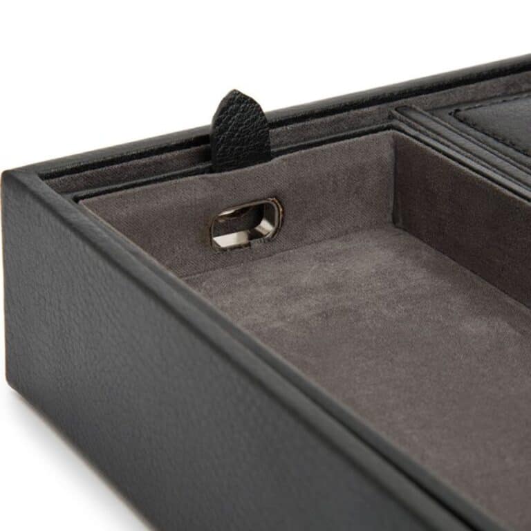 Blake Valet Tray Black Grey With Cuff Detail 2 306402