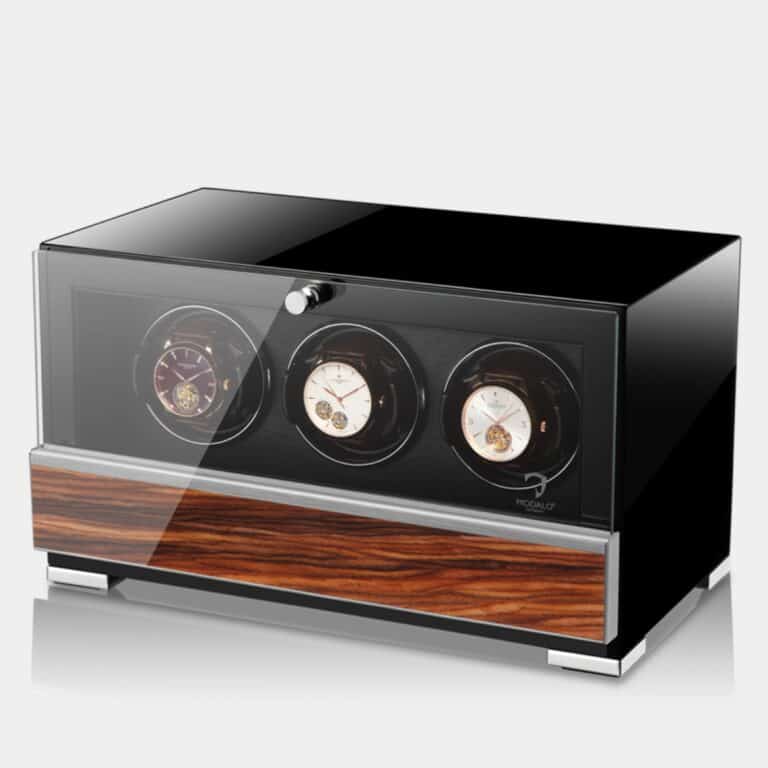 Clasico Three Walnut Front Angle LG