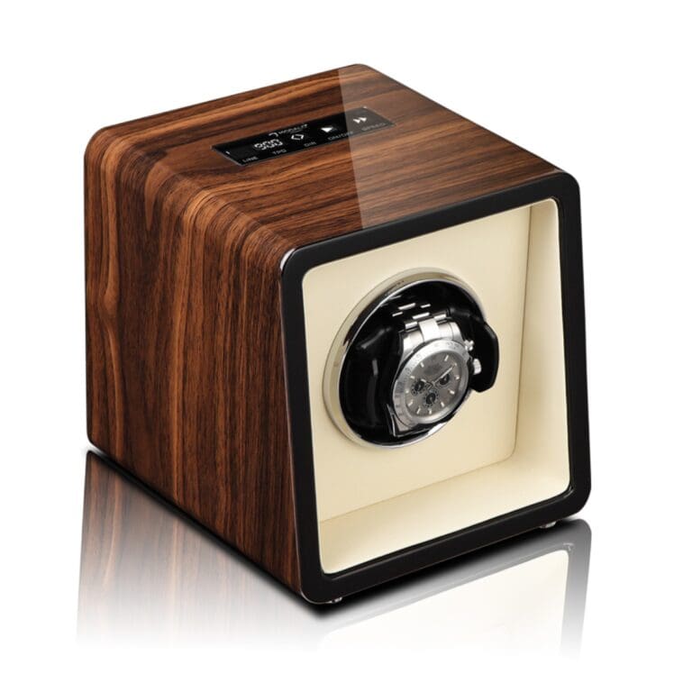 Modalo Saturn Single Watch Winder - Walnut