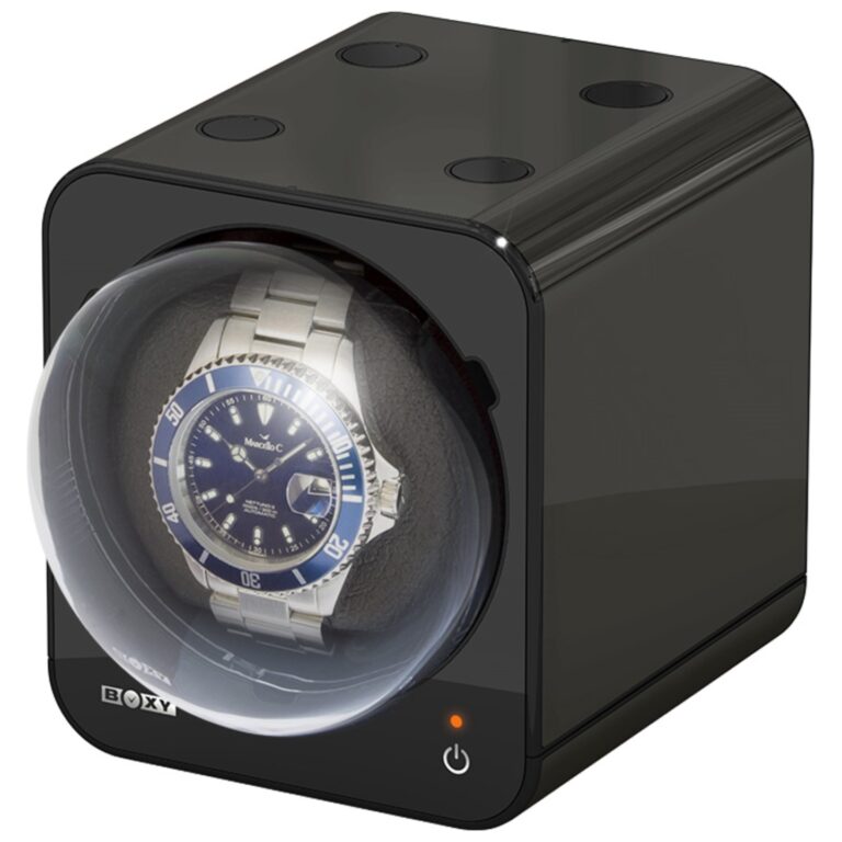 Boxy Fancy Brick Black Dome and Watch