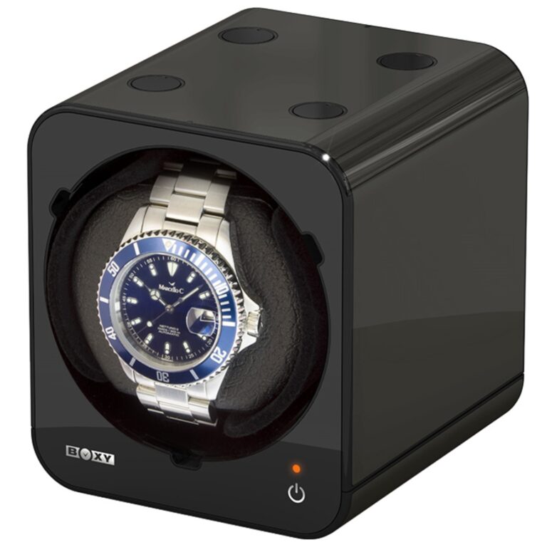 Boxy Fancy Brick Black Watch