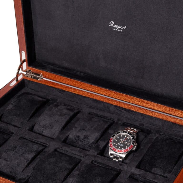 Rapport Mayfair 10 Watch Box Detail