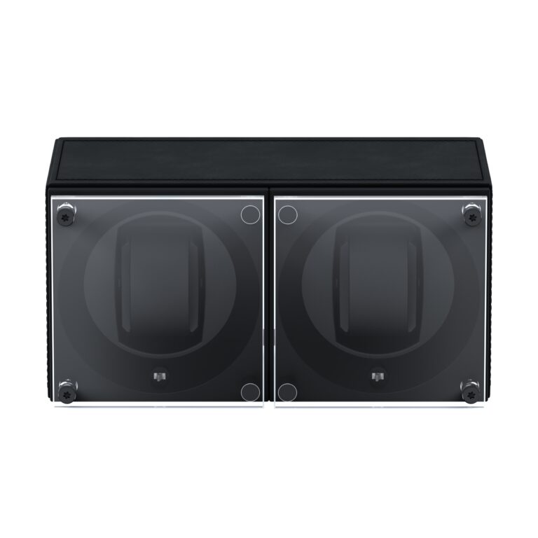 Masterbox Duo black Leather Front Glass