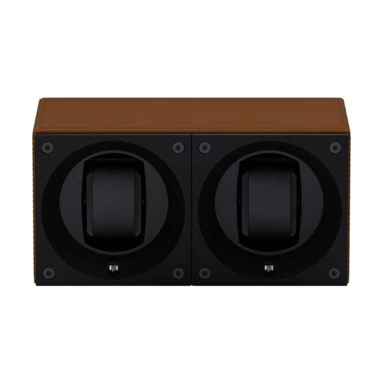 Masterbox Duo cognac Leather Front