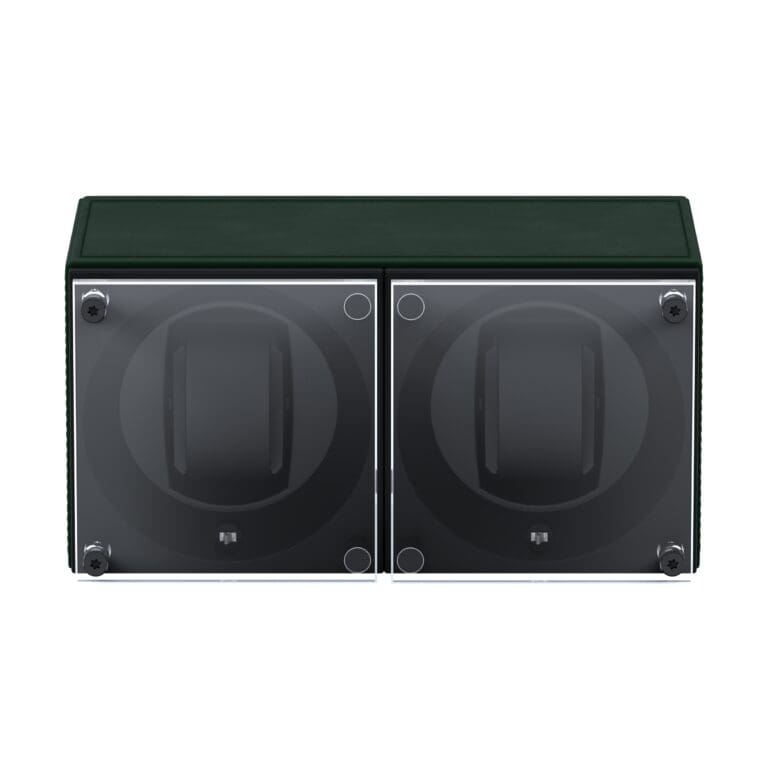 Masterbox Duo green Leather Front Glass