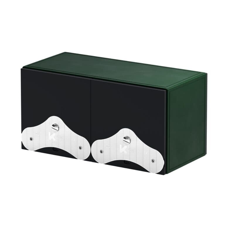 Masterbox Duo green Leather Rear Angle