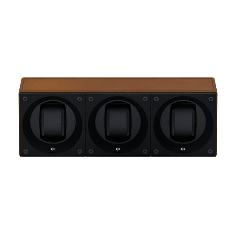 Masterbox Trio Cognac Leather Front