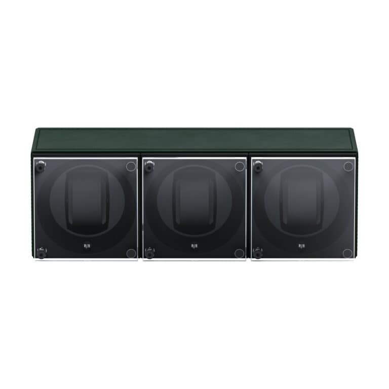 Masterbox Trio green Leather Front Glass