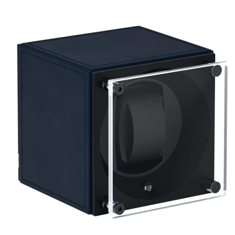 Masterbox blue Leather Front Angle Glass